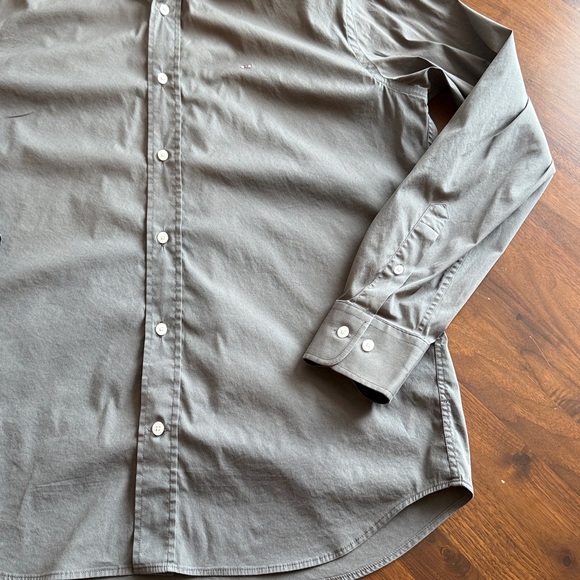 Eden park - Men's gray Button-Down Shirt - medium - Picture 5 of 10